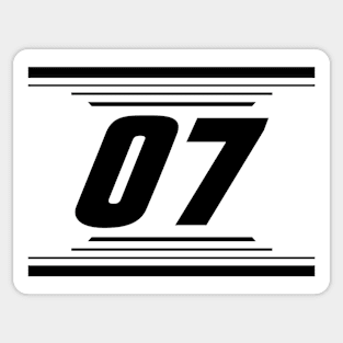 Patrick Emerling #07 2024 NASCAR Design Sticker